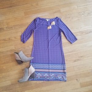 Stitchfix  Navy Jersey Shift Dress Sz Small